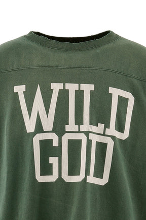 FOOTBALL SWEAT/WILD GOD / GRN