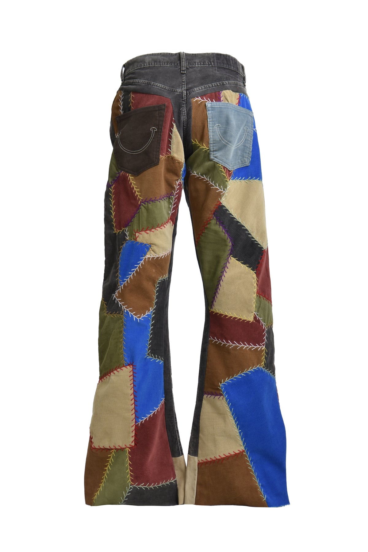 PATCHWORK CORDUROY PANTS / ASSORT