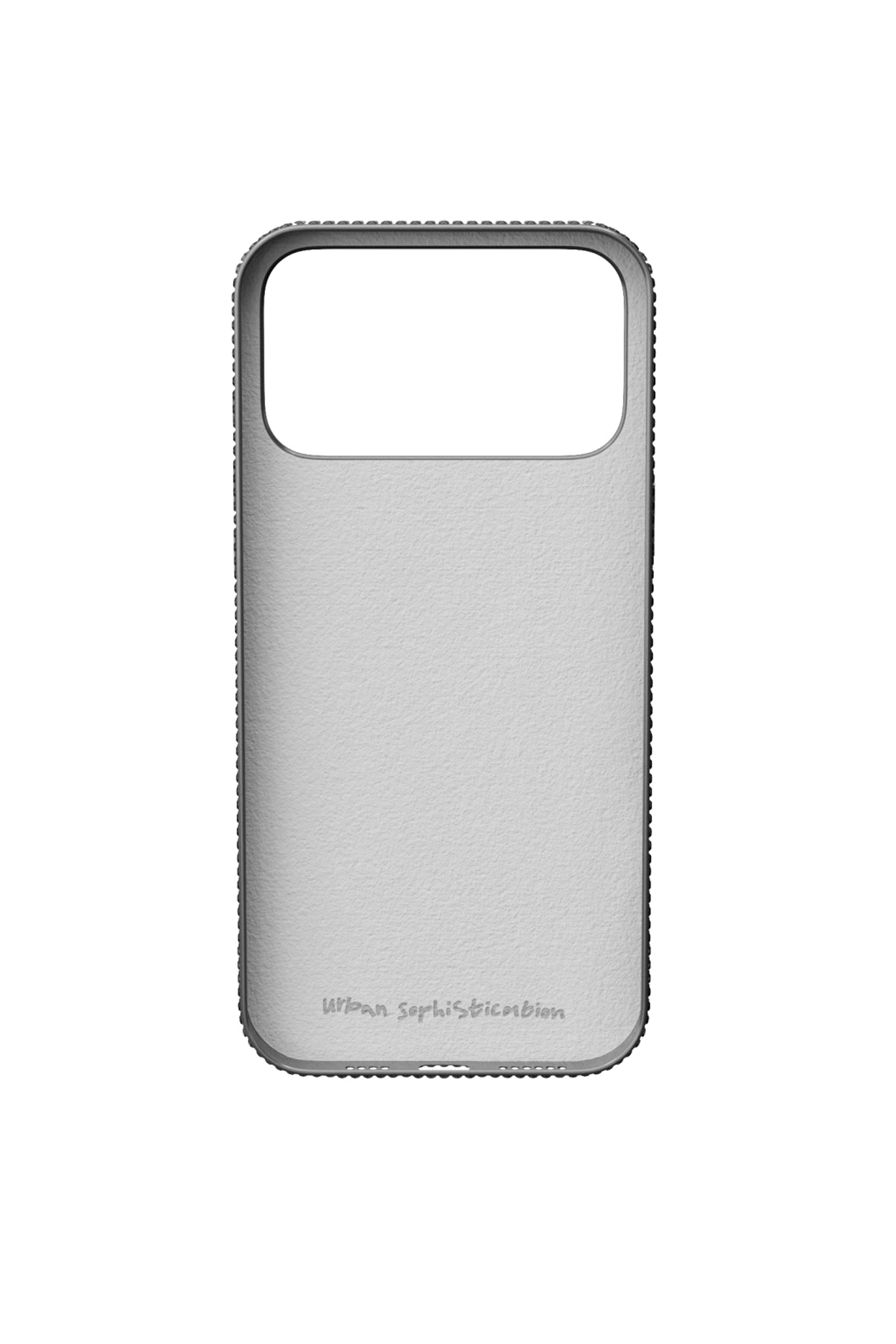 THE PUFFER CASE / RHINESTONES IN SIL 