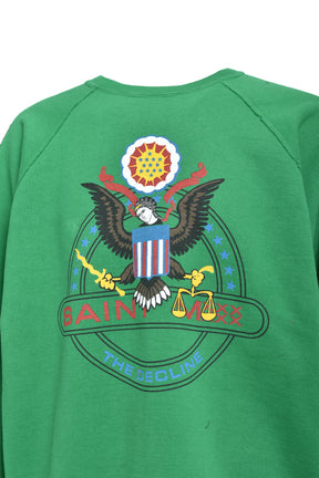 CRW NECK SWET/THE DECLINE / GRN