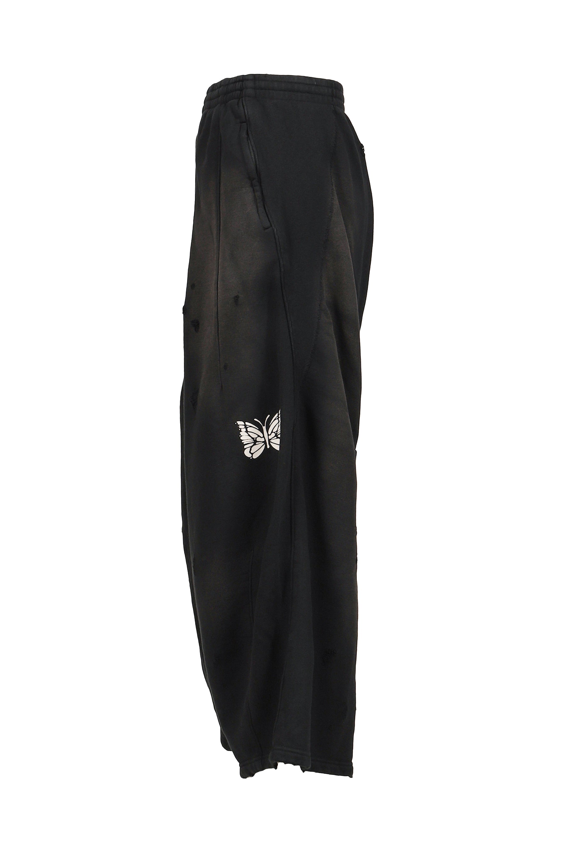 DECONSTRUCTED HD SWEAT PANT - COTTON FRENCH TERRY / BLK