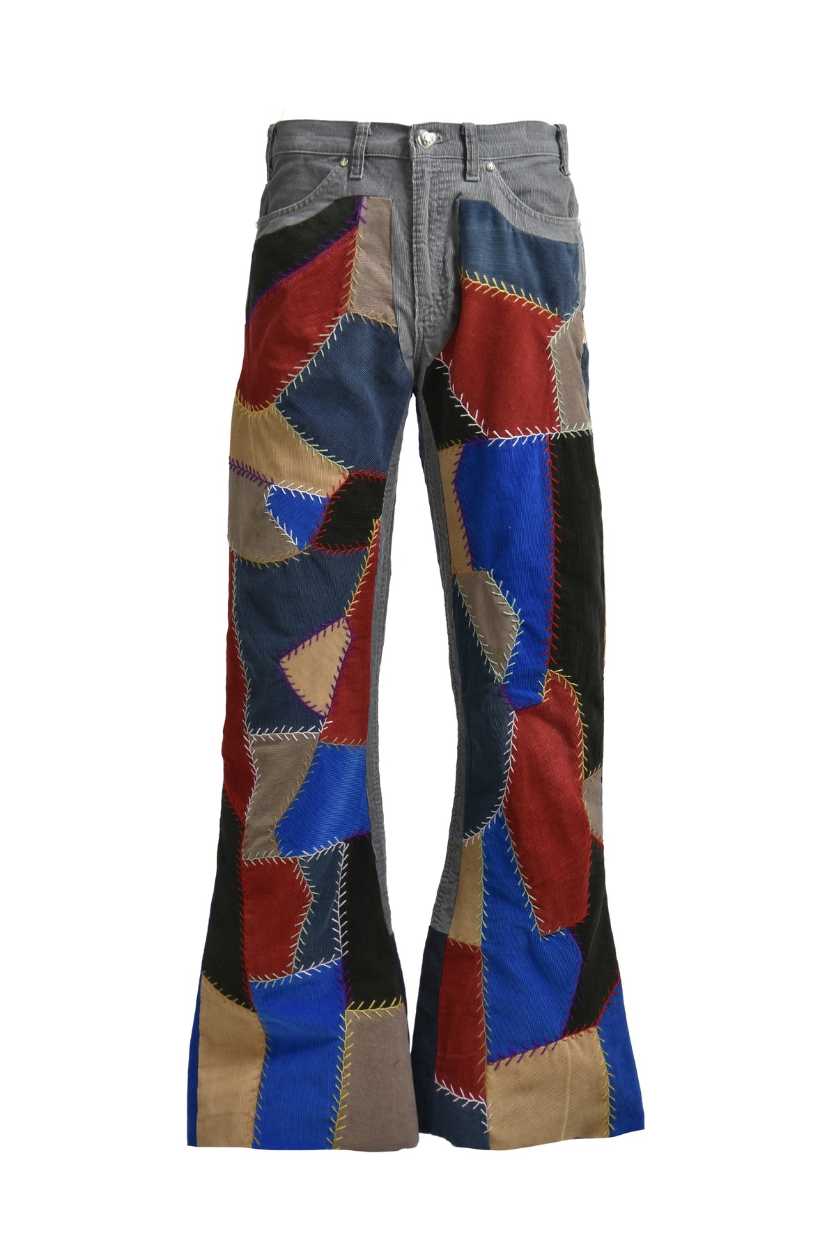 PATCHWORK CORDUROY PANTS / ASSORT