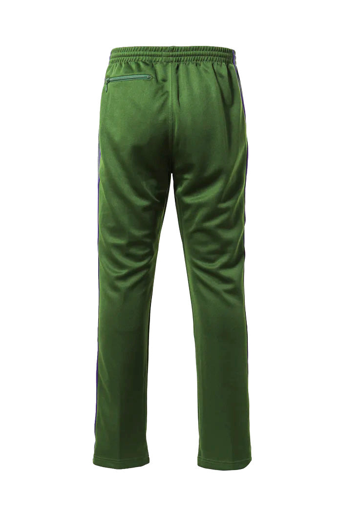 Needles FW23 NARROW TRACK PANT - POLY SMOOTH / IVY GRN -NUBIAN