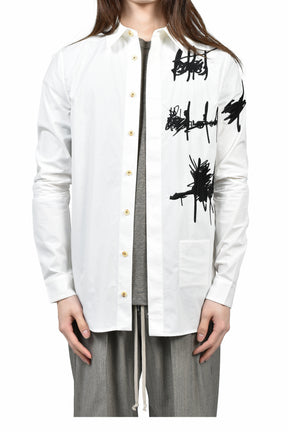 REV SHIRT / MILK BLK