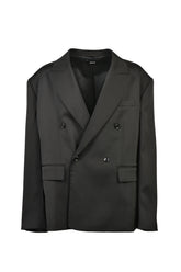 OVERSIZE DOUBLE JACKET / BLK