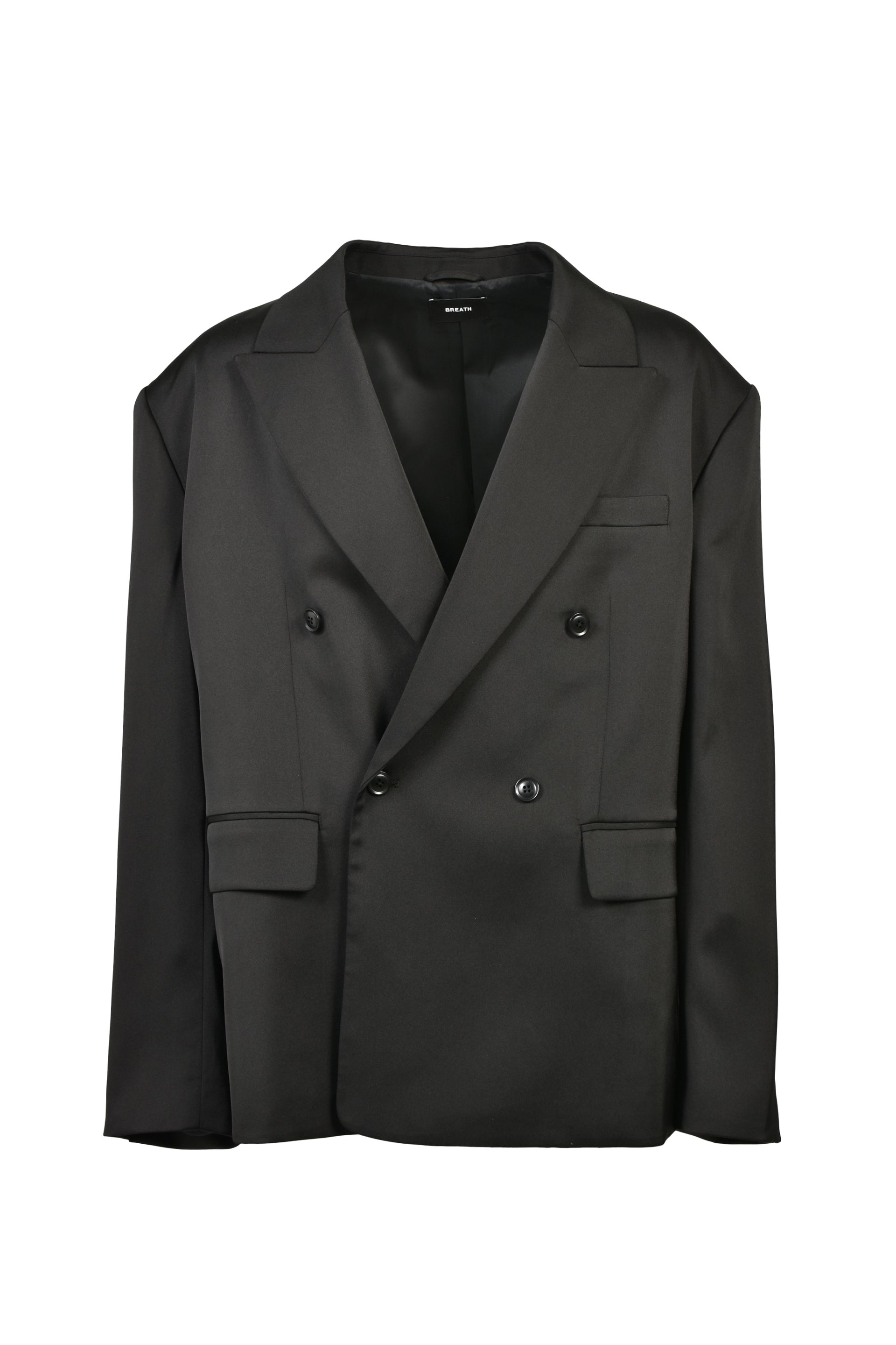 OVERSIZE DOUBLE JACKET / BLK