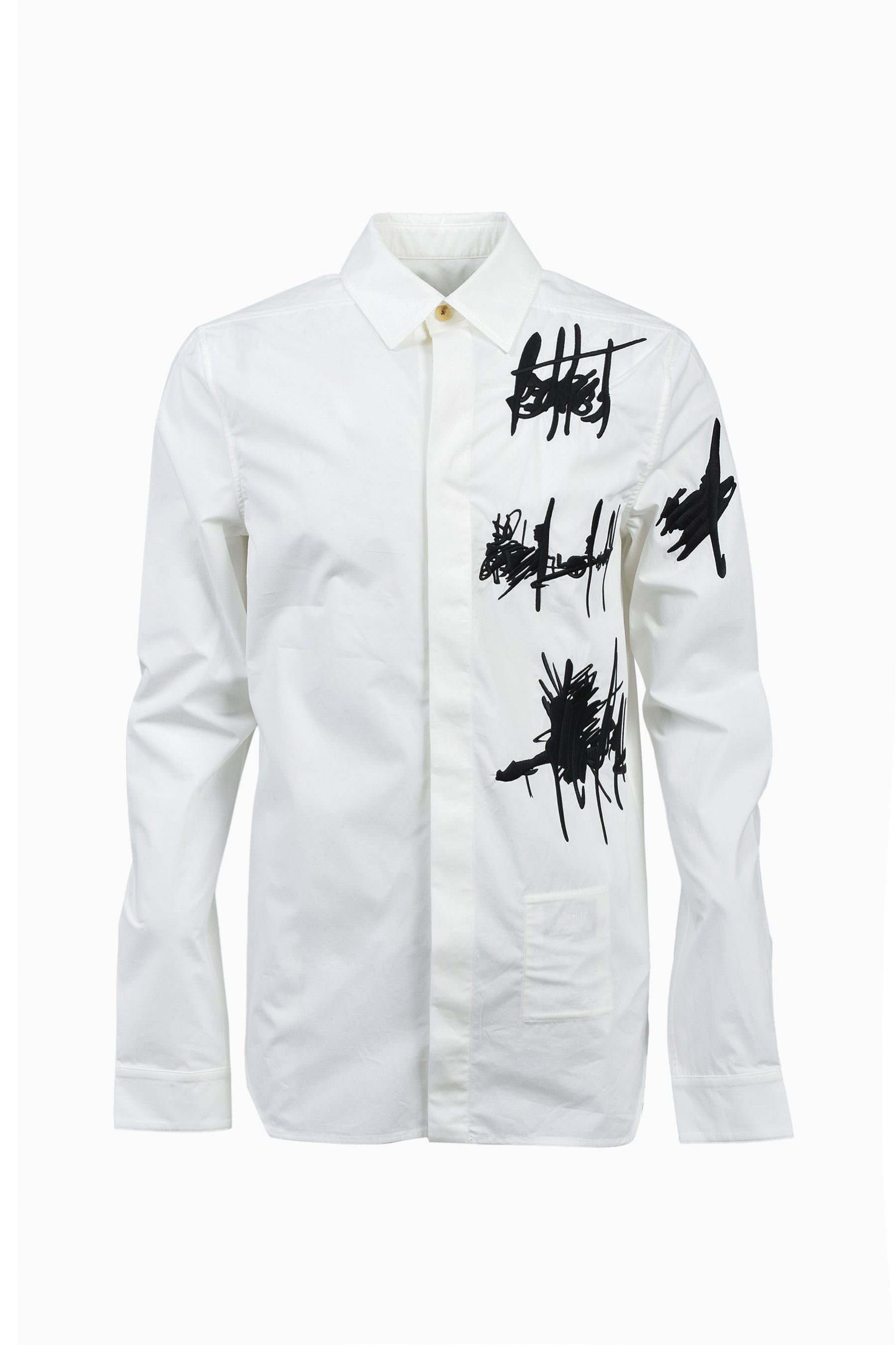 REV SHIRT / MILK BLK
