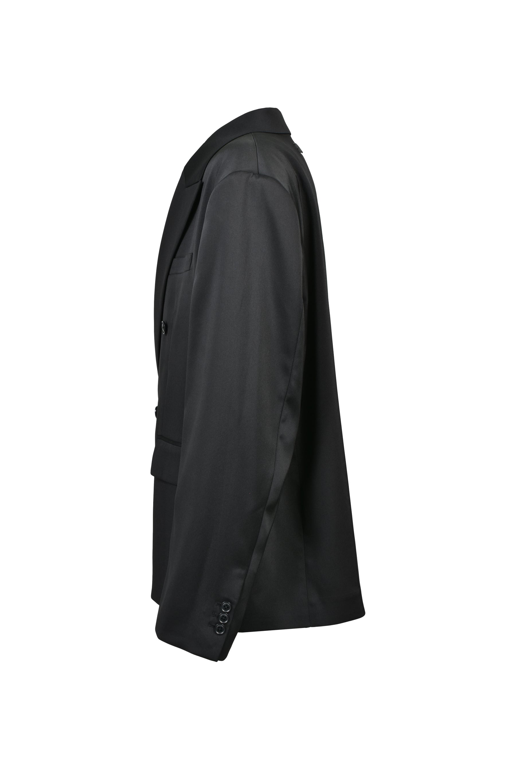 OVERSIZE DOUBLE JACKET / BLK