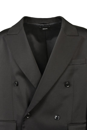 OVERSIZE DOUBLE JACKET / BLK