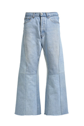 WIDE FLARE DENIM / BLU