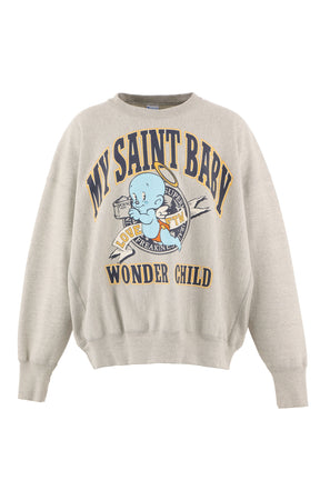 CRW NECK SWT/BABY MICAHEL / GRY