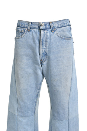 WIDE FLARE DENIM / BLU