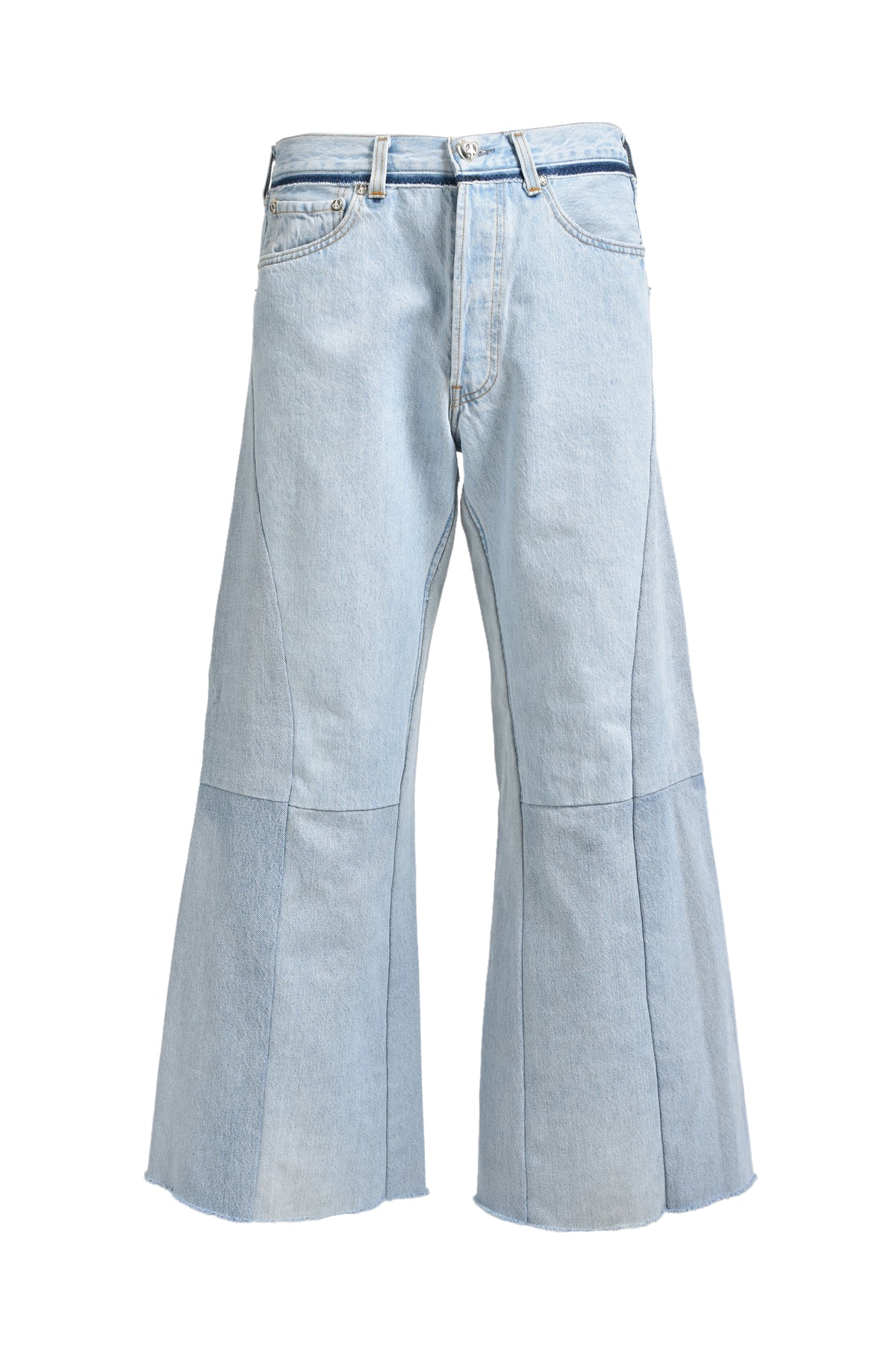 WIDE FLARE DENIM / BLU