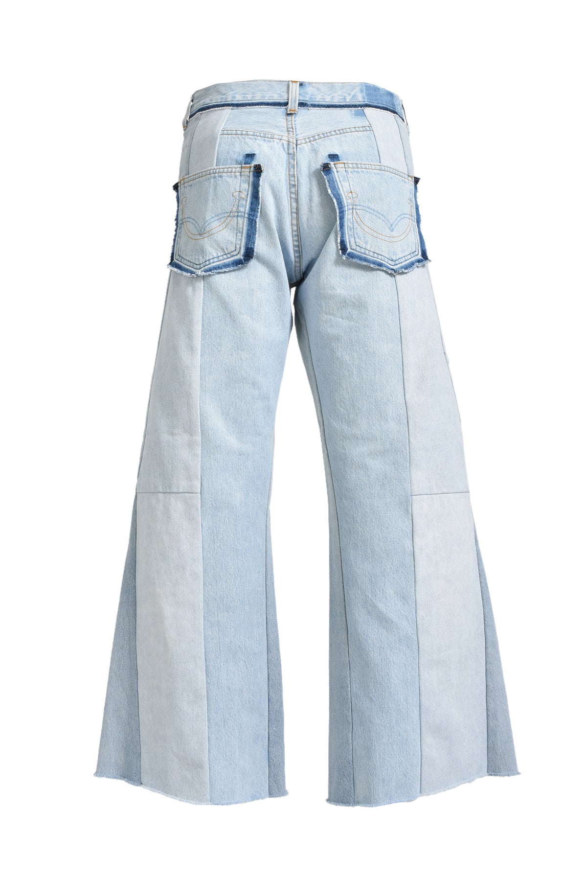 WIDE FLARE DENIM / BLU