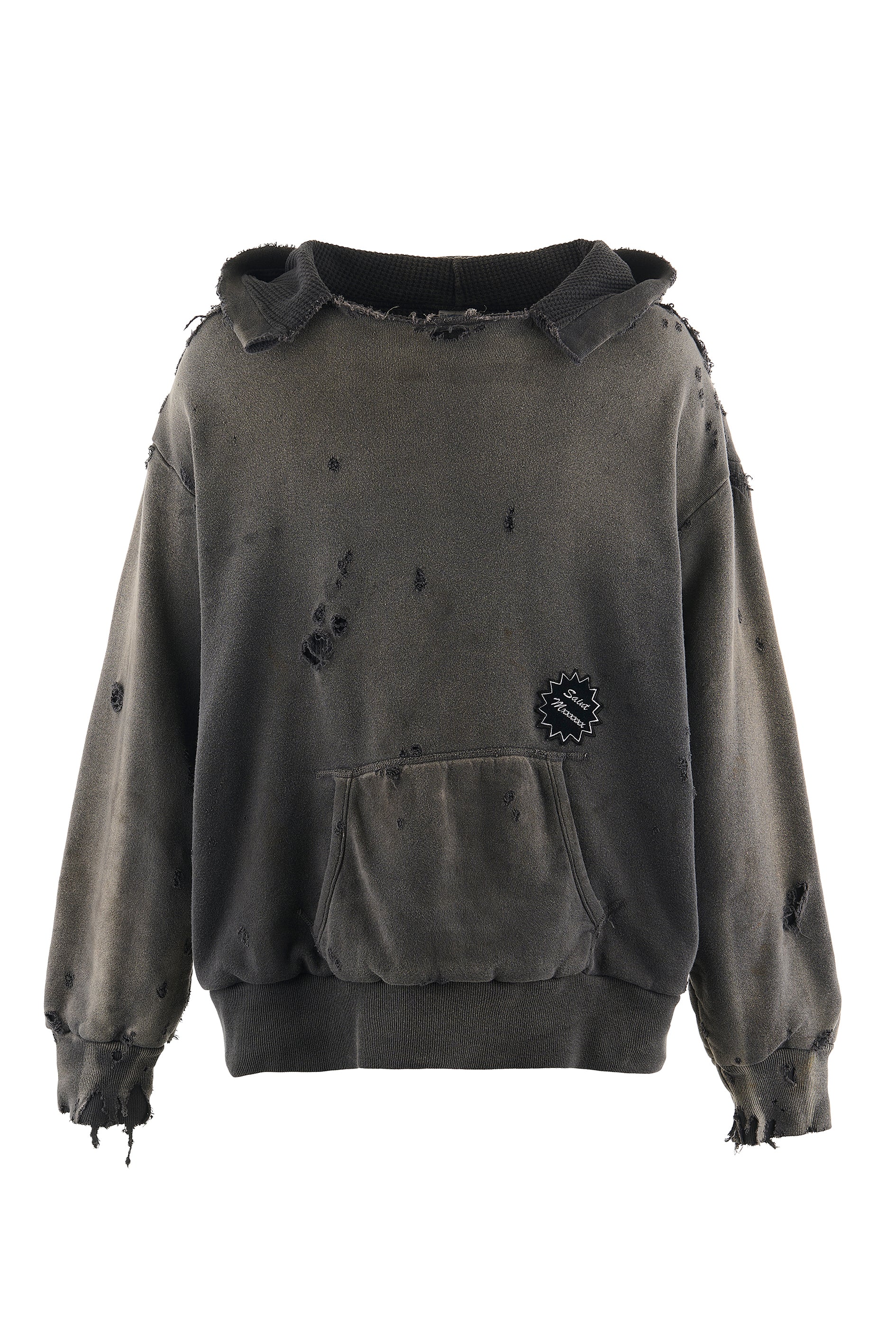 SAINT Mxxxxxx HOODIE/DOUBLE FACE / BLK