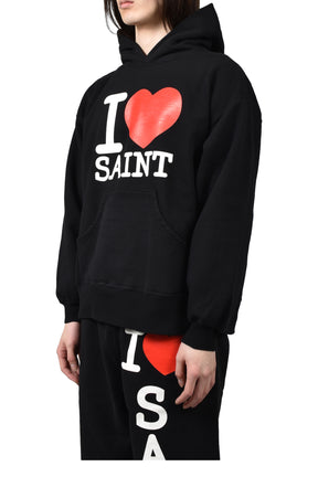SAINT Mxxxxxx HOODIE/I LOVE SAINT / BLK