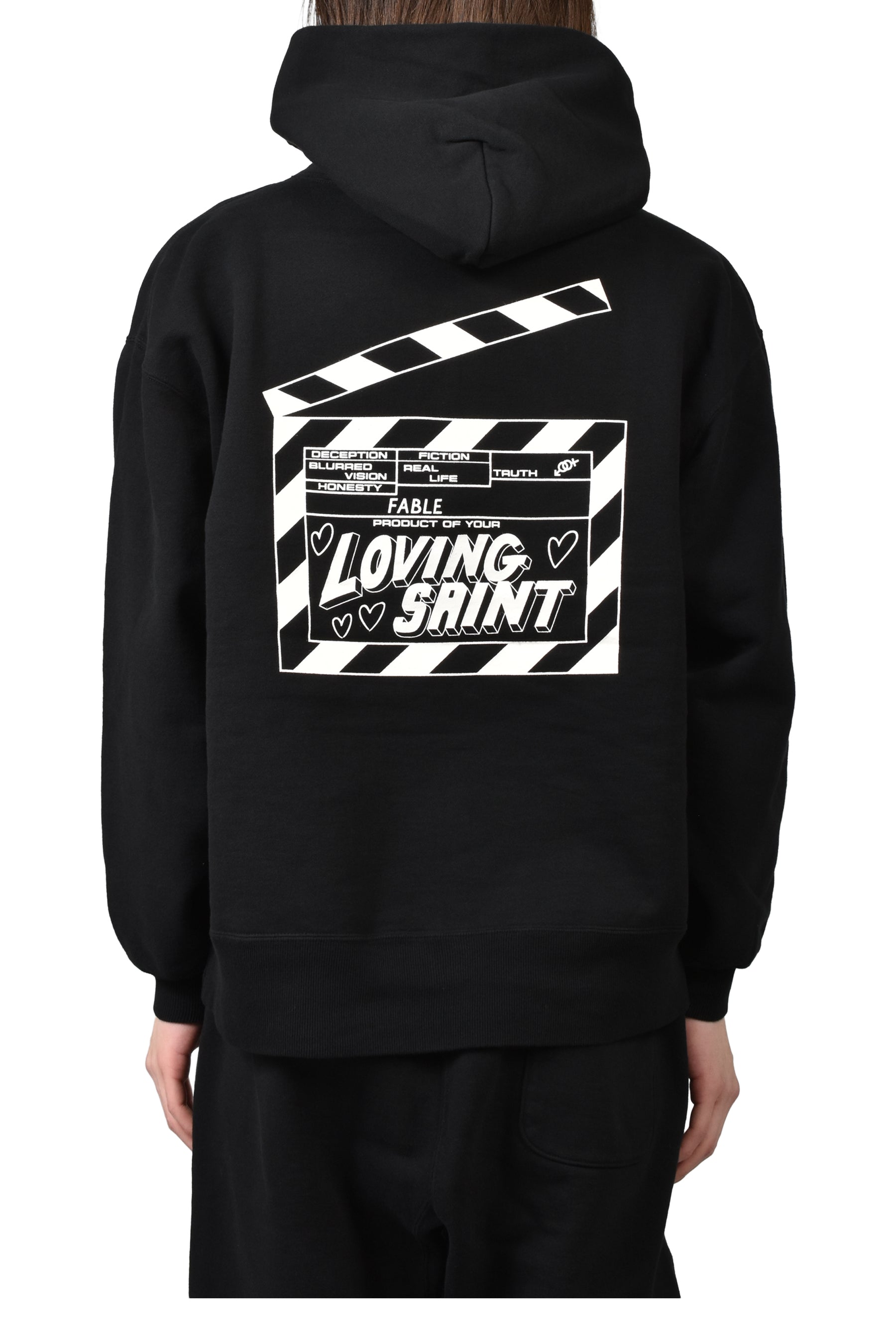SAINT Mxxxxxx HOODIE/I LOVE SAINT / BLK