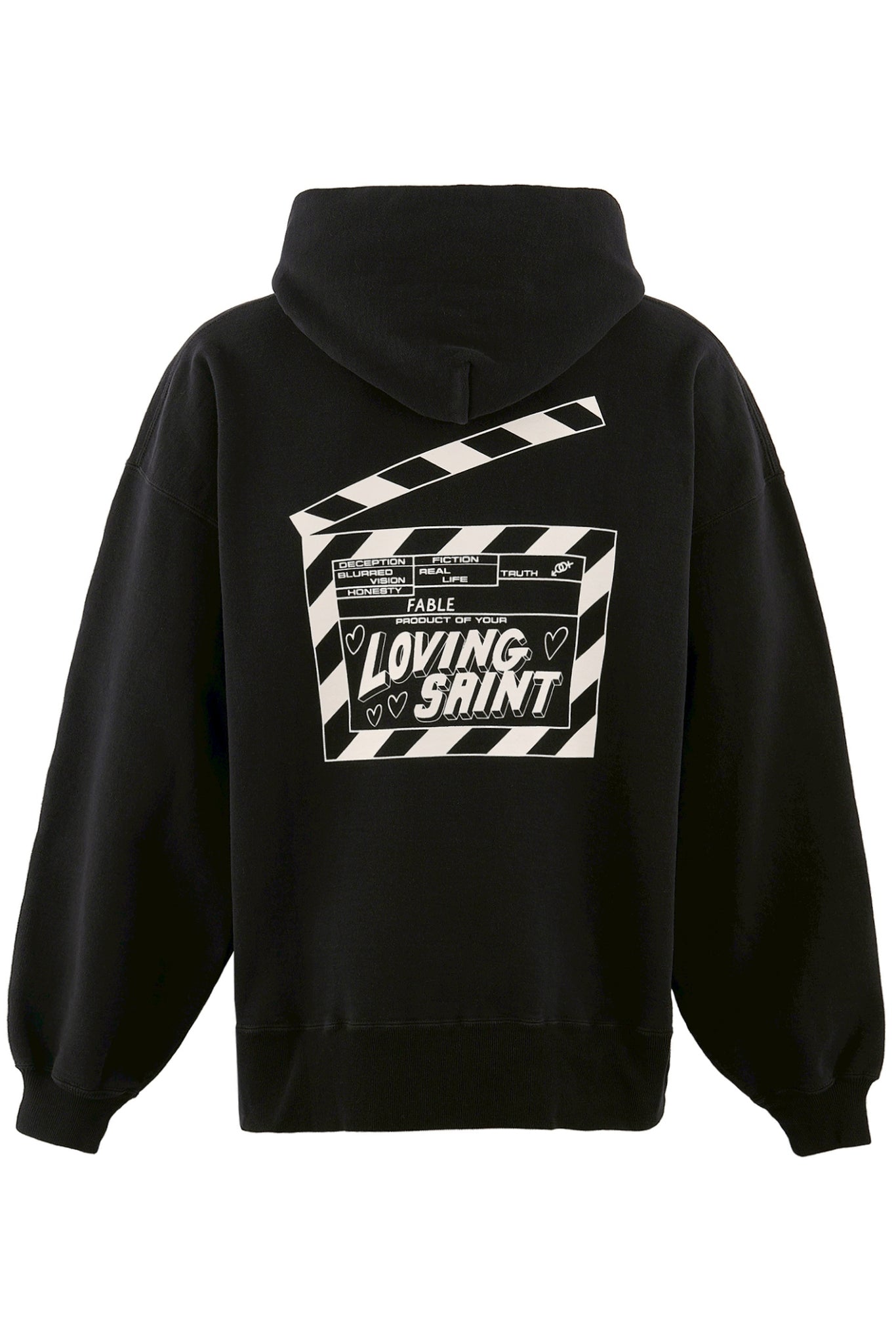 HOODIE/I LOVE SAINT / BLK