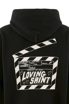HOODIE/I LOVE SAINT / BLK