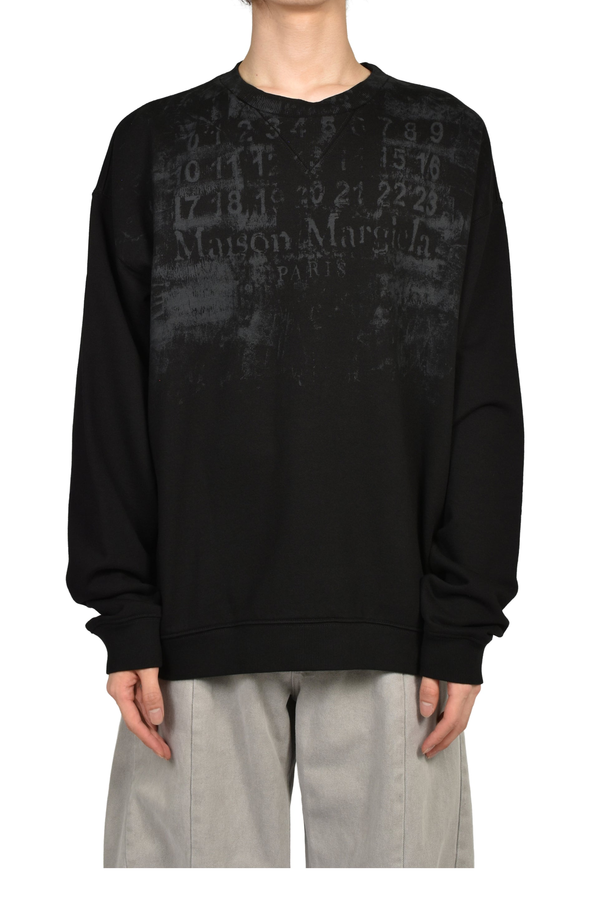 NUMBER SWEATSHIRT / BLK
