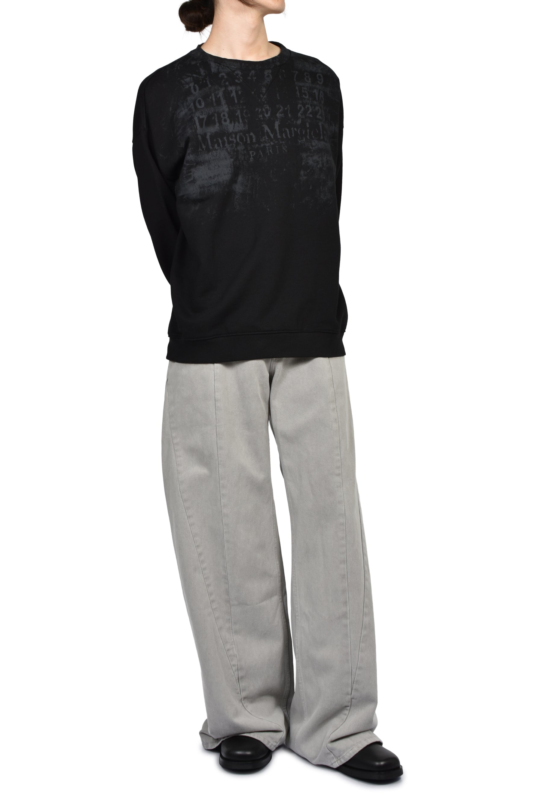 NUMBER SWEATSHIRT / BLK