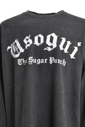 USOGUI L/S T-SHIRT / BLK