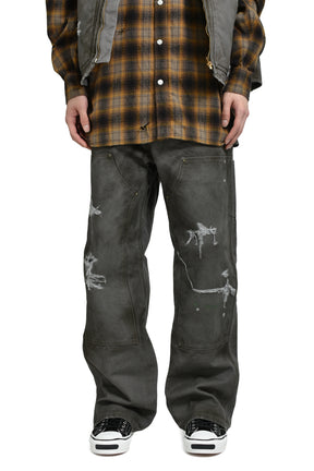 BORO PAINTER PANTS / GRAY