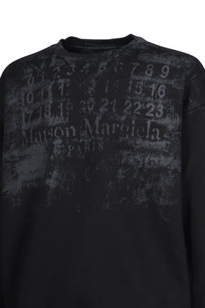 NUMBER SWEATSHIRT / BLK