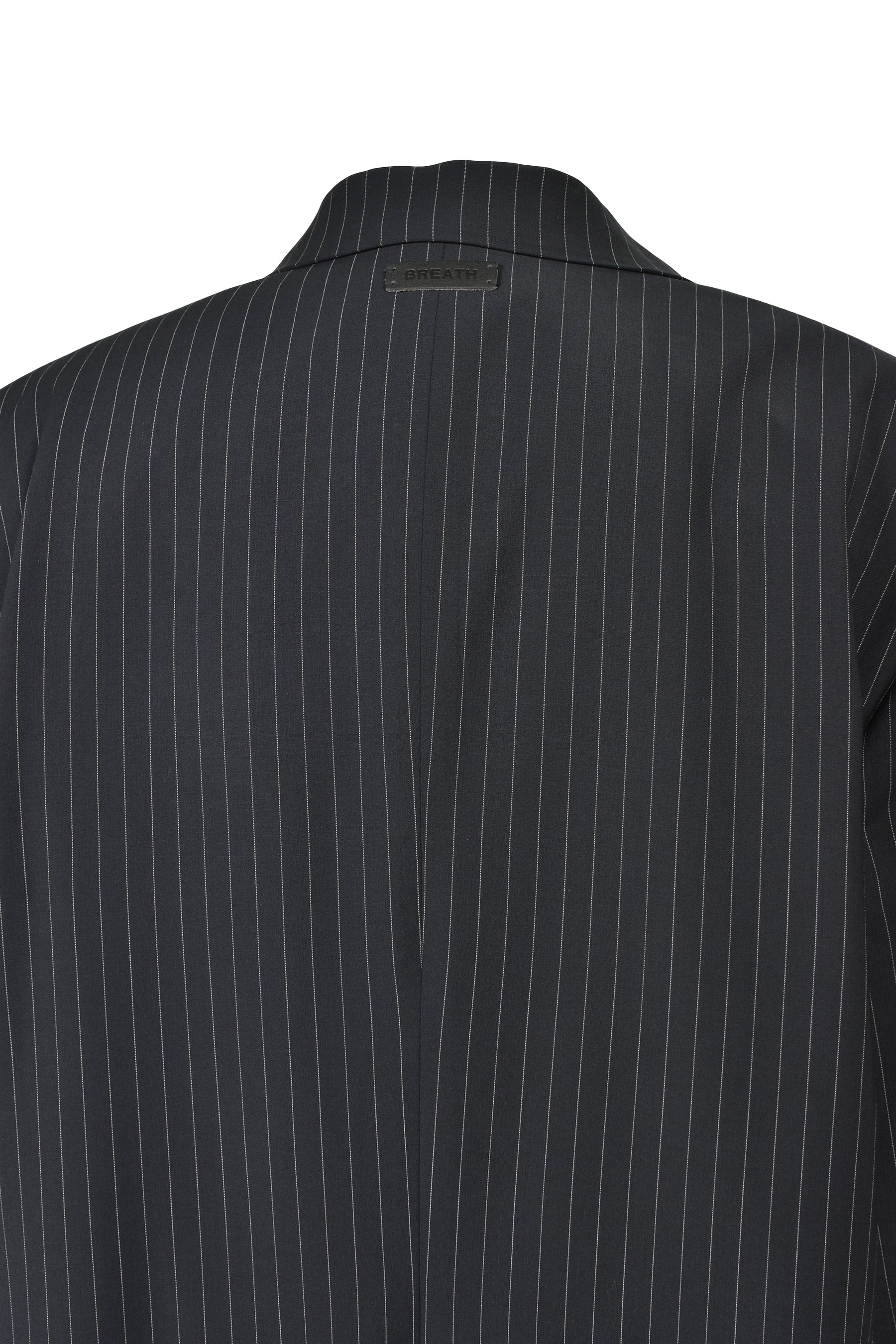 OVERSIZE DOUBLE JACKET / NAV STRIPE