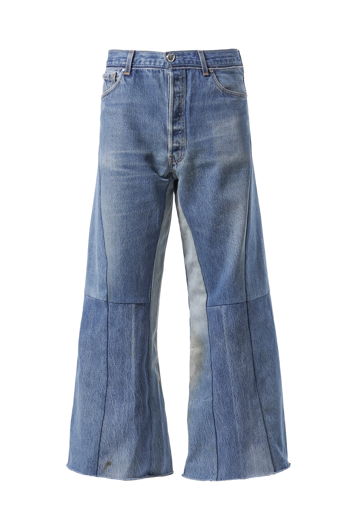 WIDE FLARE DENIM / BLU