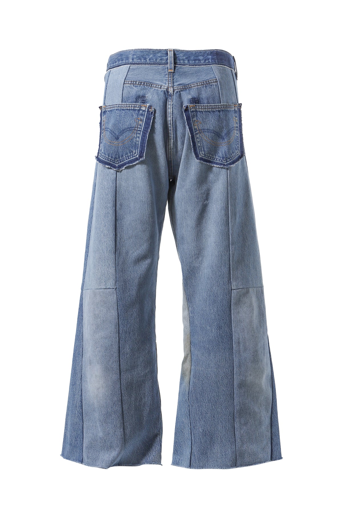 WIDE FLARE DENIM / BLU