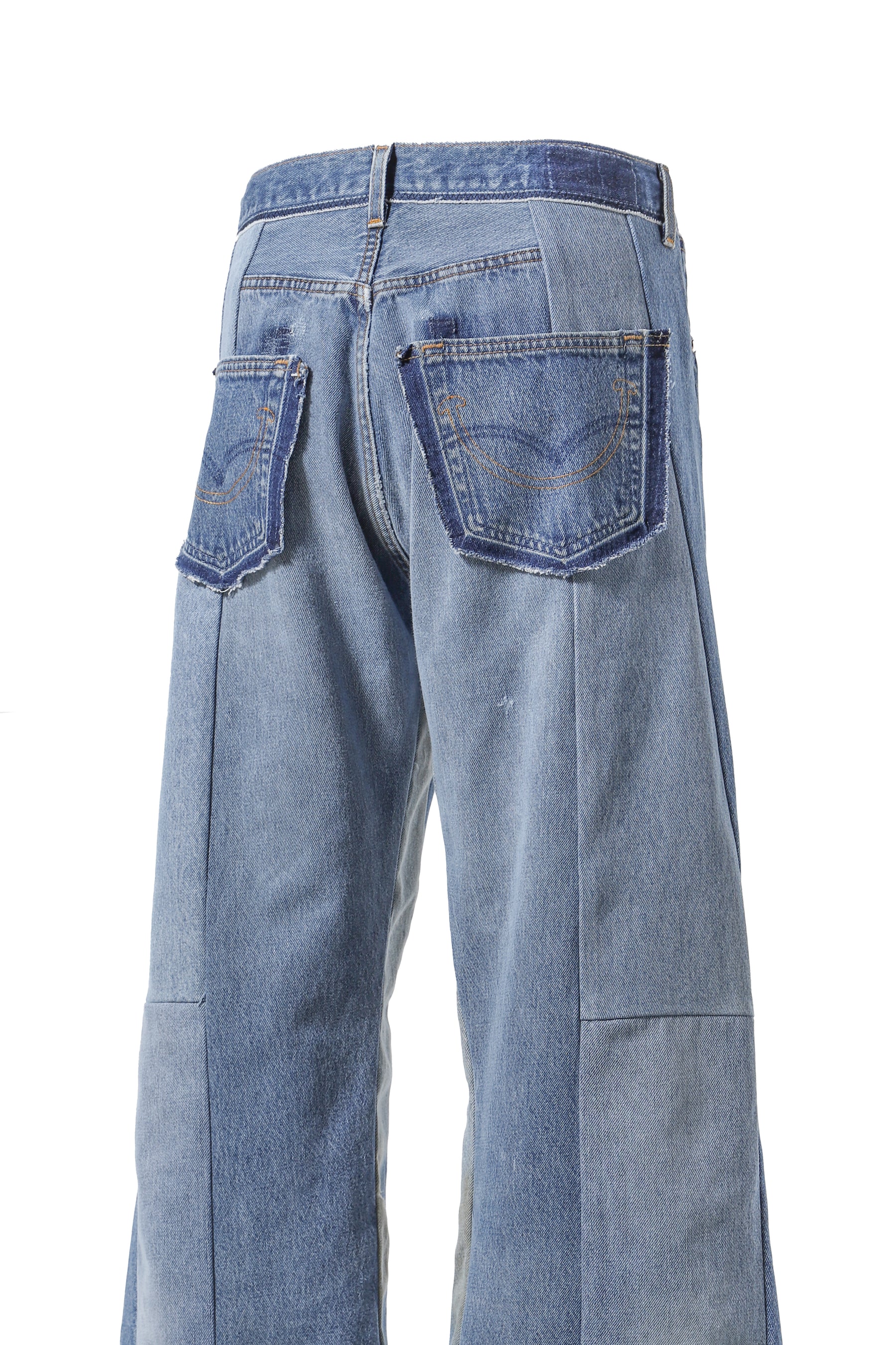 WIDE FLARE DENIM / BLU