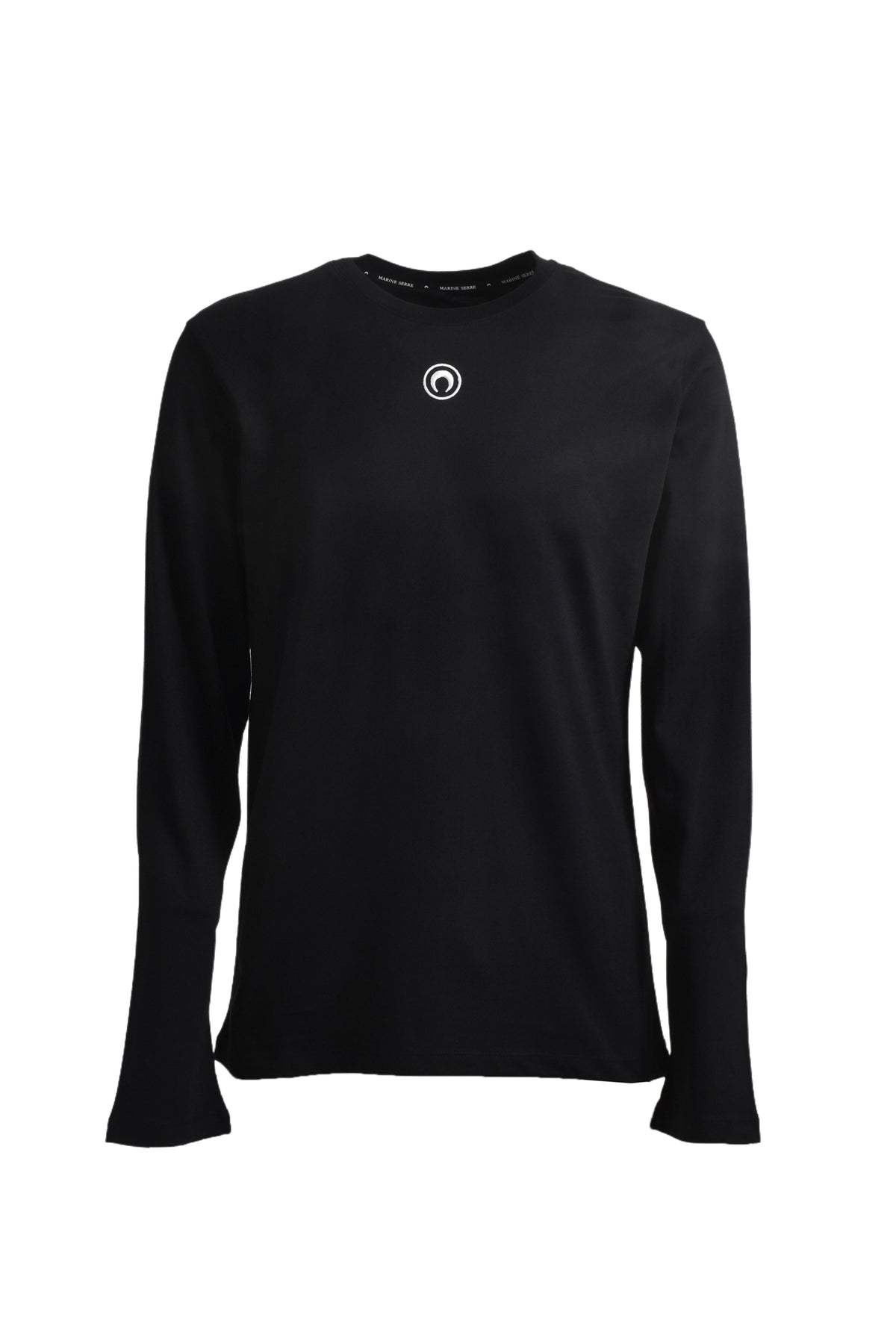 MOON LOGO JERSEY LONG SLEEVES T-SHIRT / BLK