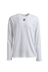 MOON LOGO JERSEY LONG SLEEVES T-SHIRT / WHT