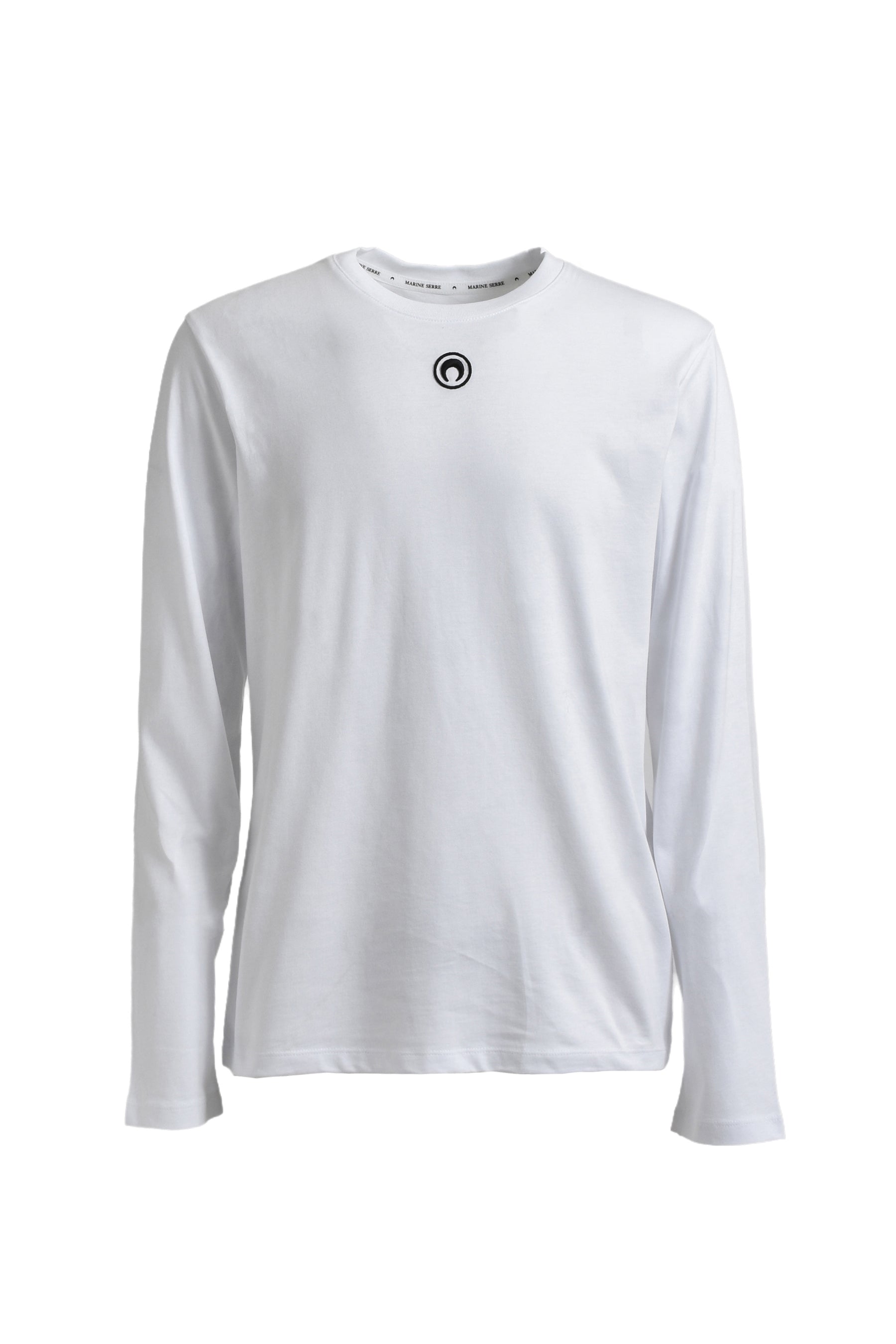 MOON LOGO JERSEY LONG SLEEVES T-SHIRT / WHT