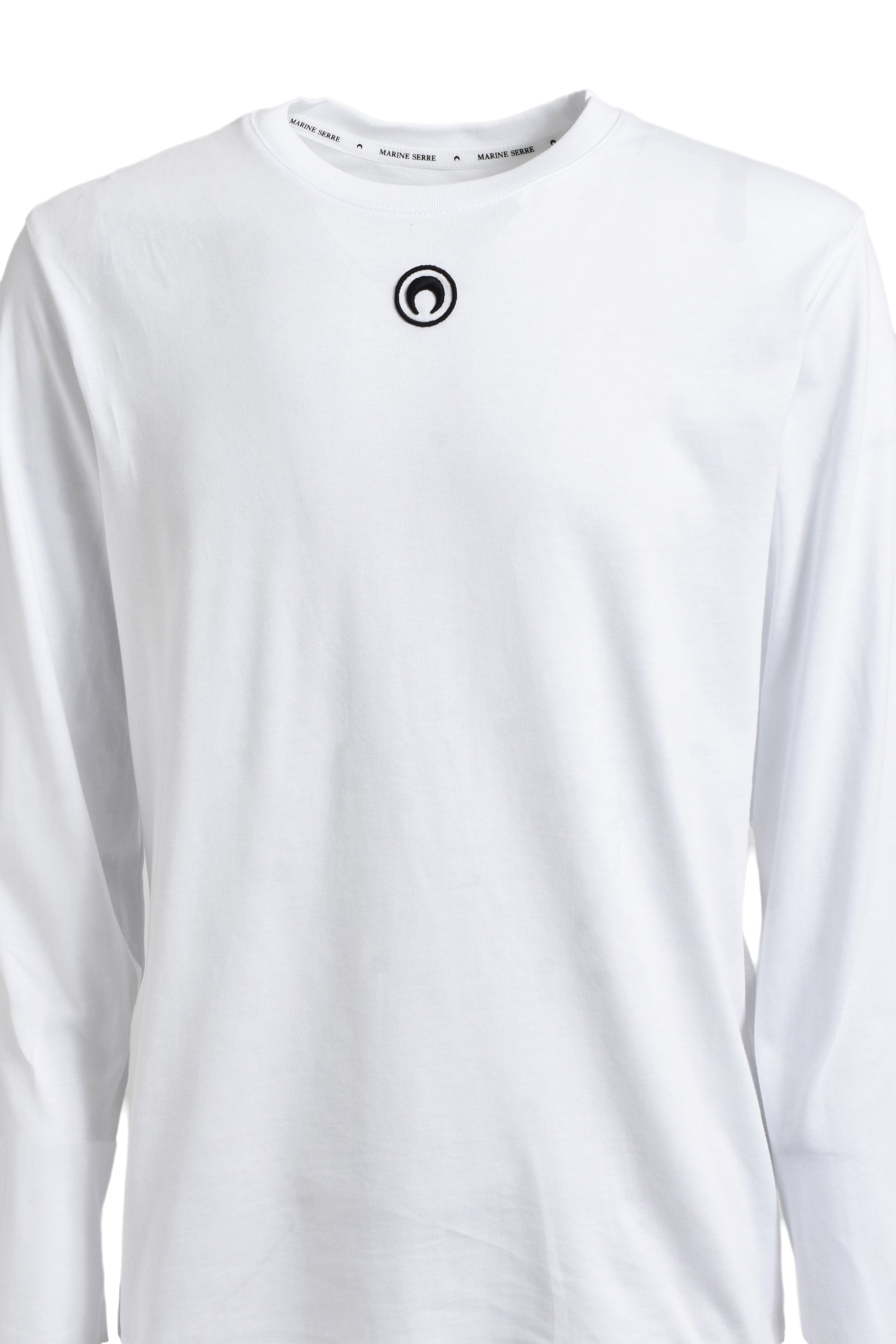 MOON LOGO JERSEY LONG SLEEVES T-SHIRT / WHT