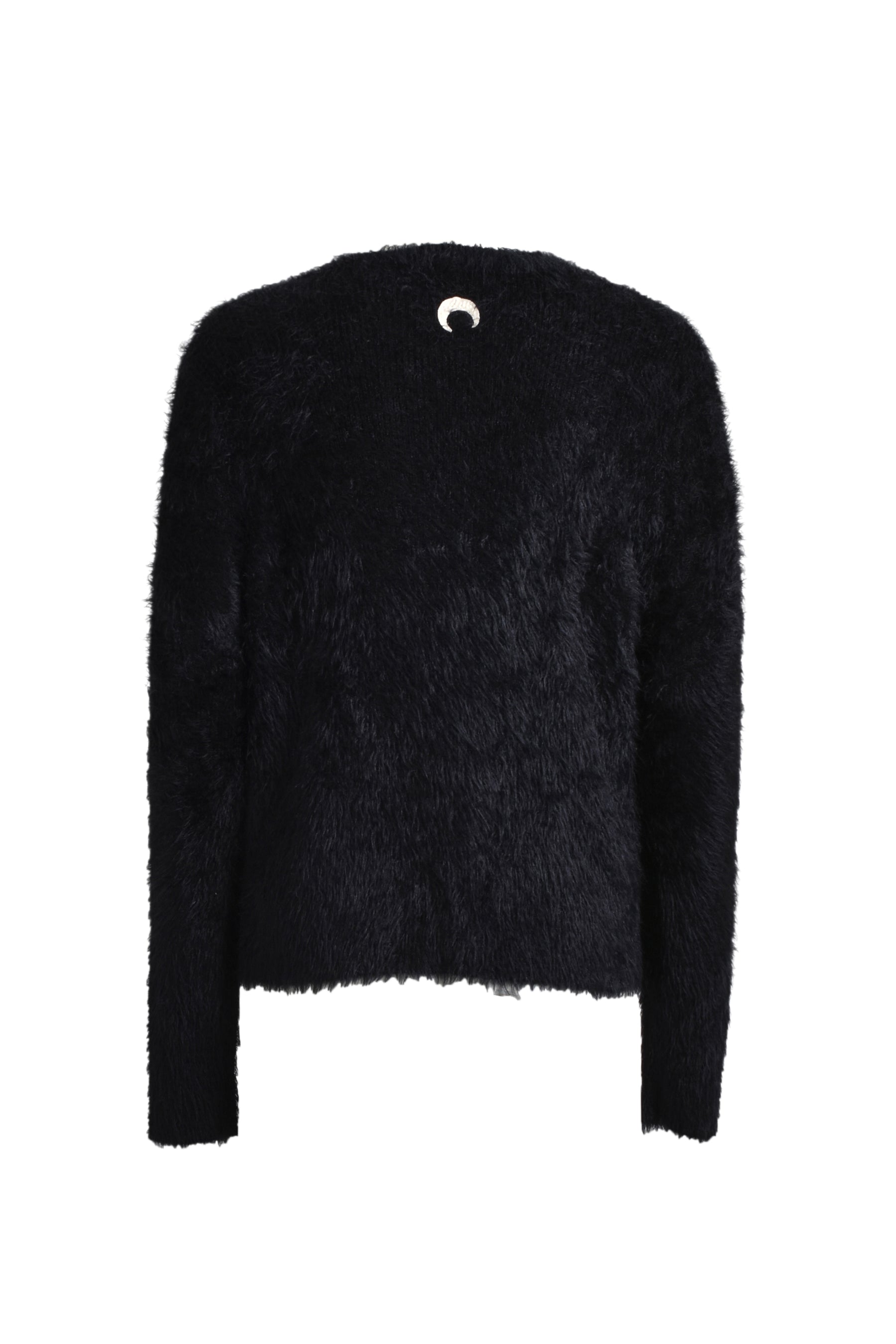 WILD PUFFY KNIT CREWNECK PULLOVER / BLK