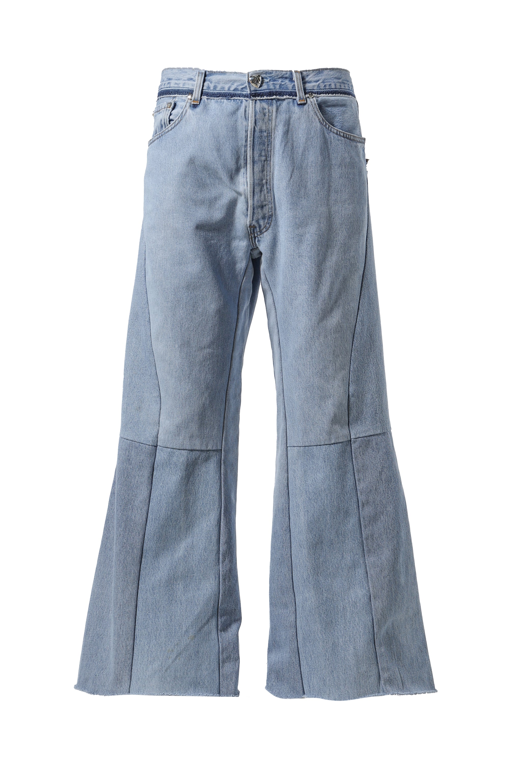 WIDE FLARE DENIM / BLU