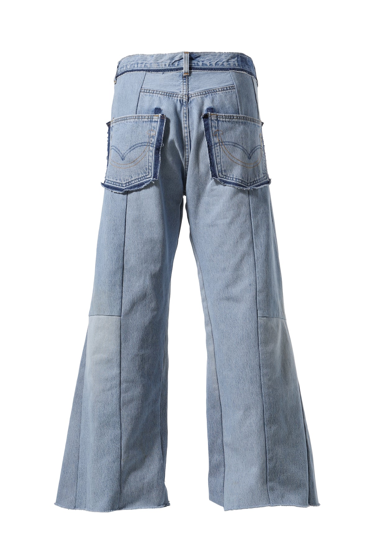 WIDE FLARE DENIM / BLU