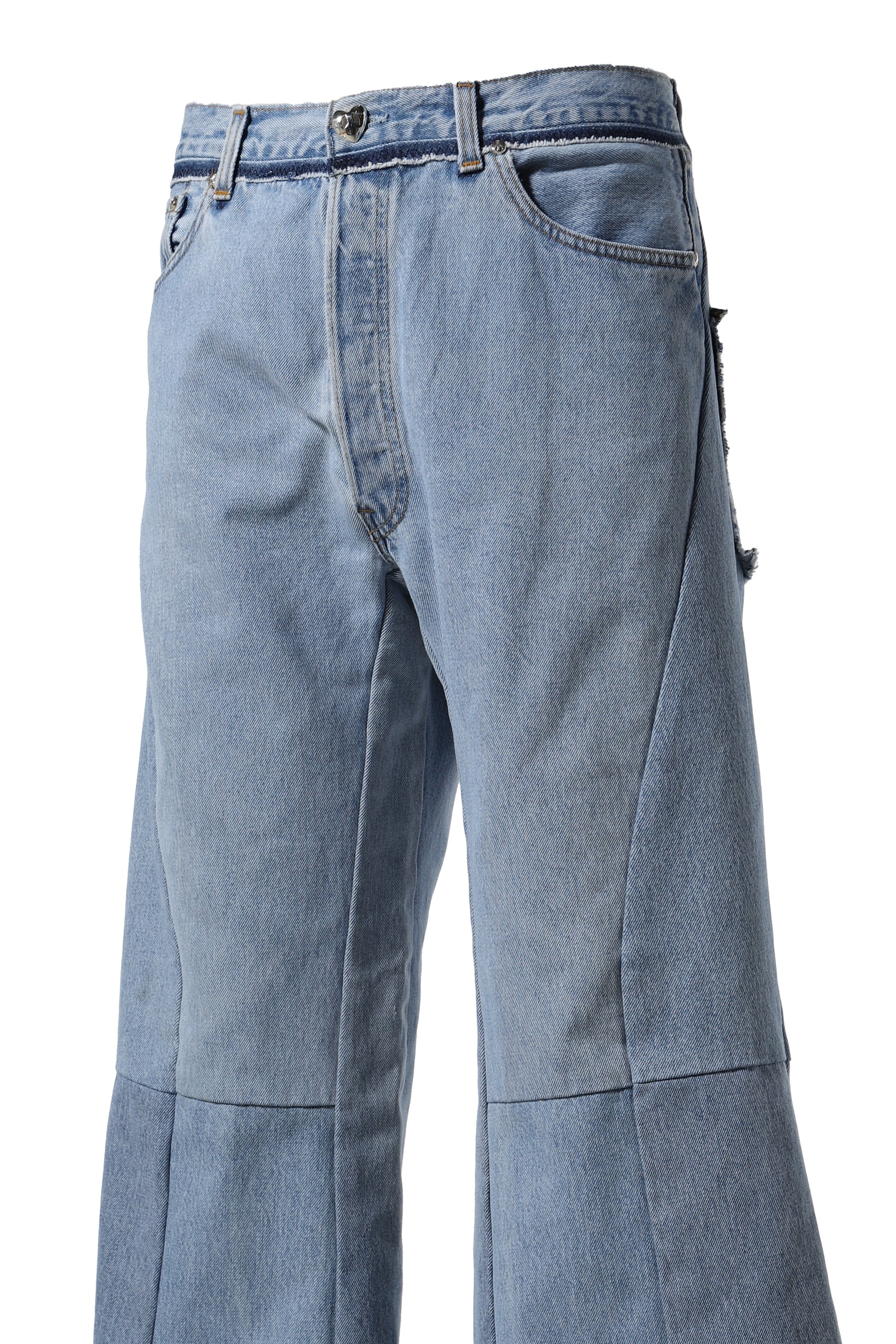 WIDE FLARE DENIM / BLU