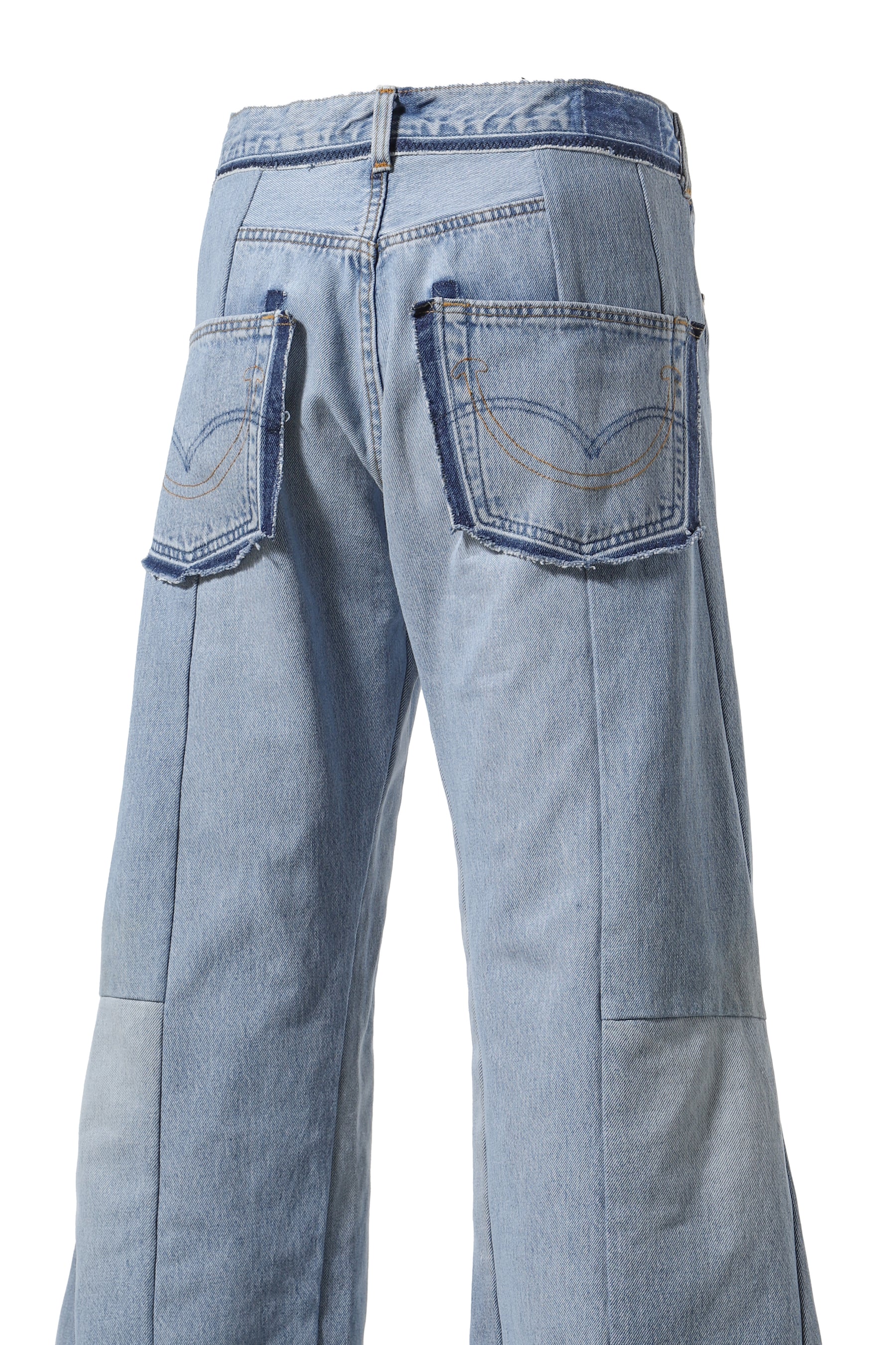 WIDE FLARE DENIM / BLU