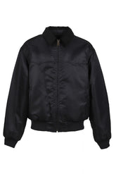 美品/Maison Margiela10/Flight Jacket/黒/48 Maison Margiela メゾン マルジェラ FW25 SPORTSJACKET / BLK - NUBIAN
