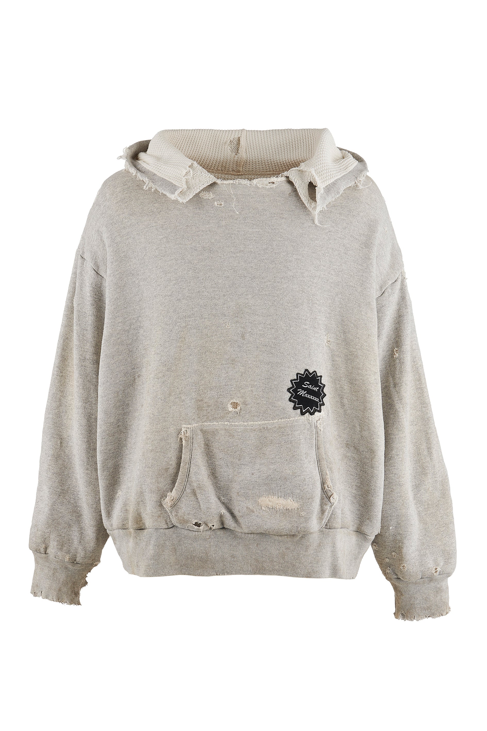 SAINT Mxxxxxx HOODIE/DOUBLE FACE / GRY