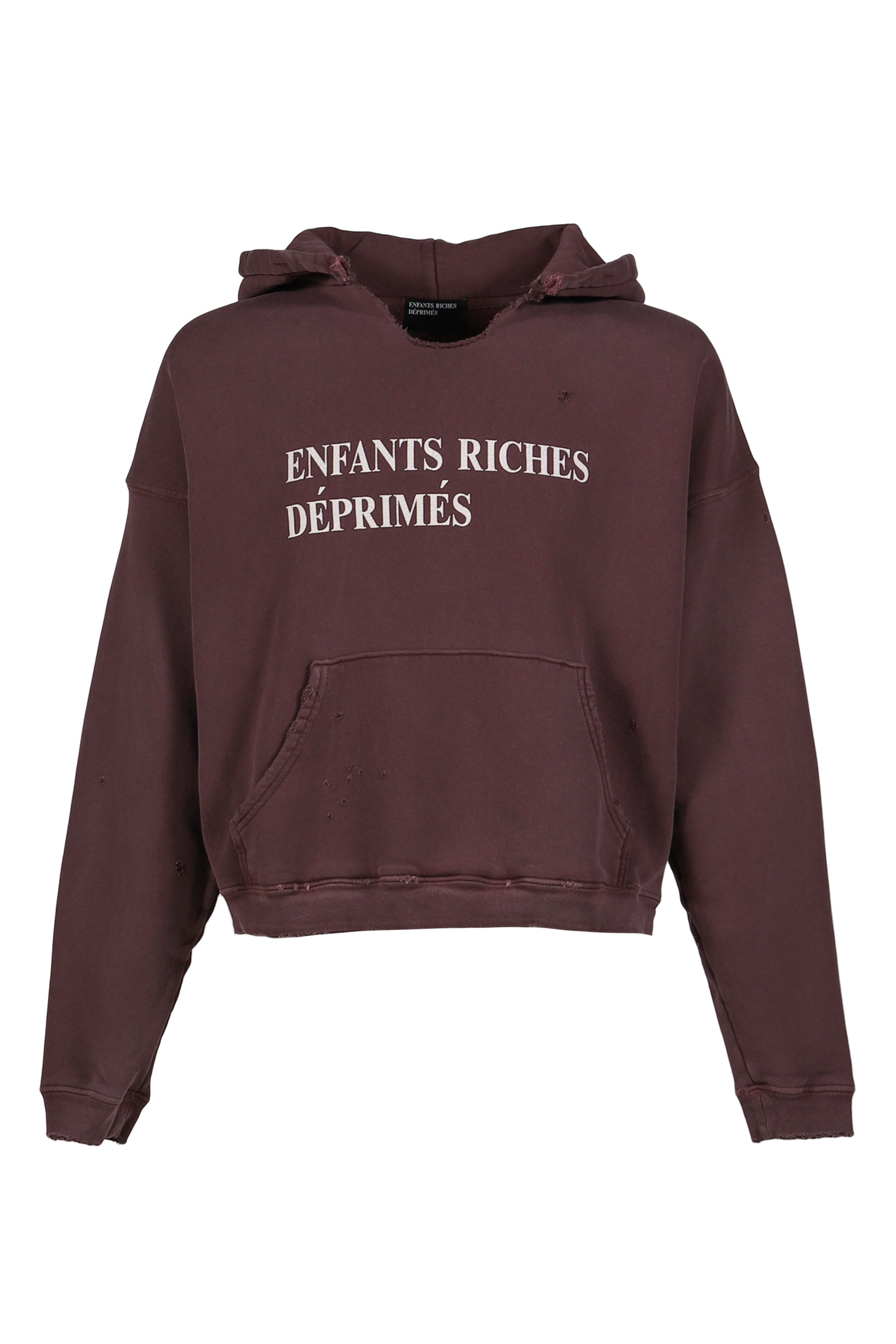 CLASSIC LOGO HOODIE / MUD RED