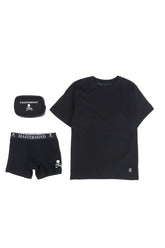 T-SHIRT & TRUNKS SET / BLK