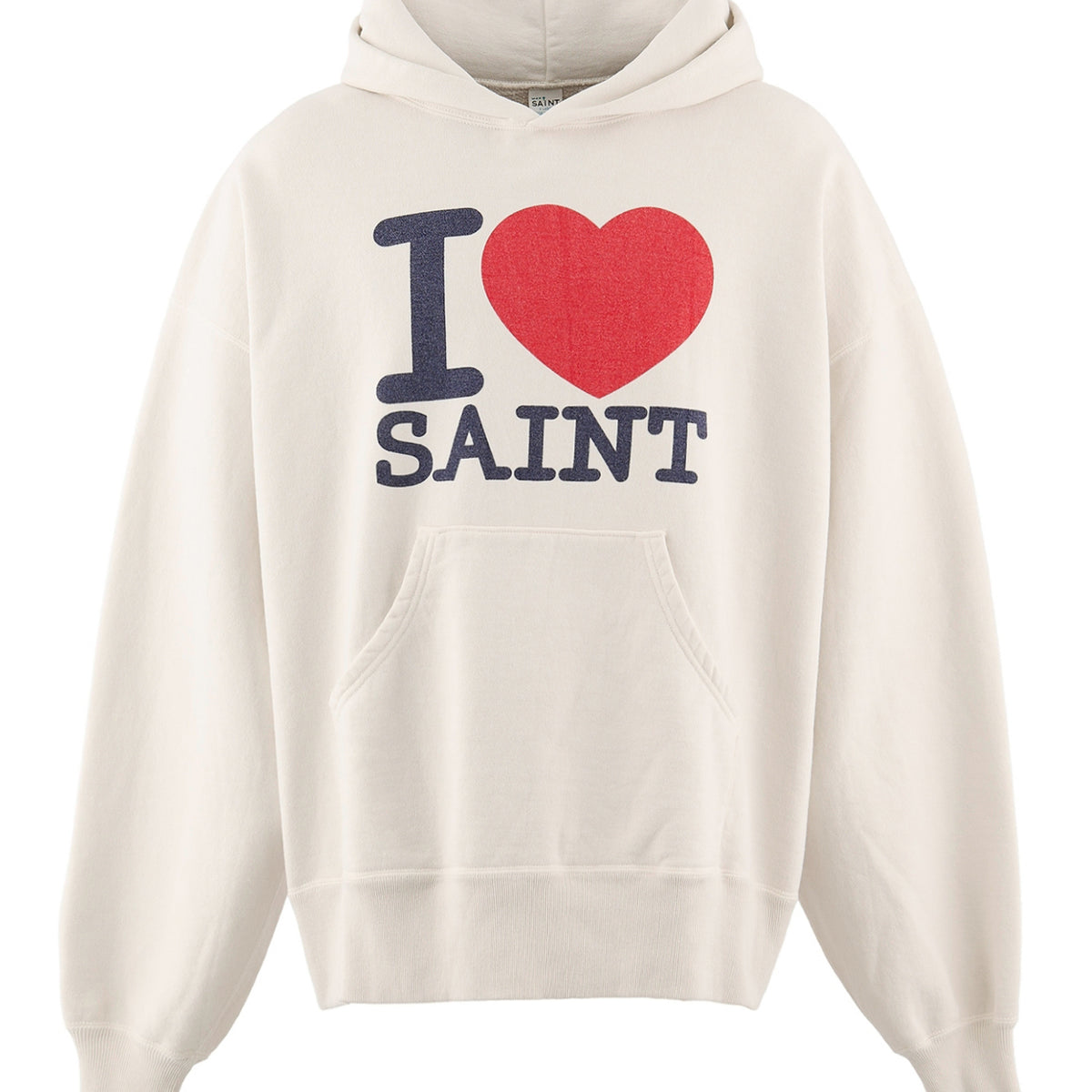 SAINT Mxxxxxx セントマイケル HOODIE/I LOVE SAINT / WHT - NUBIAN