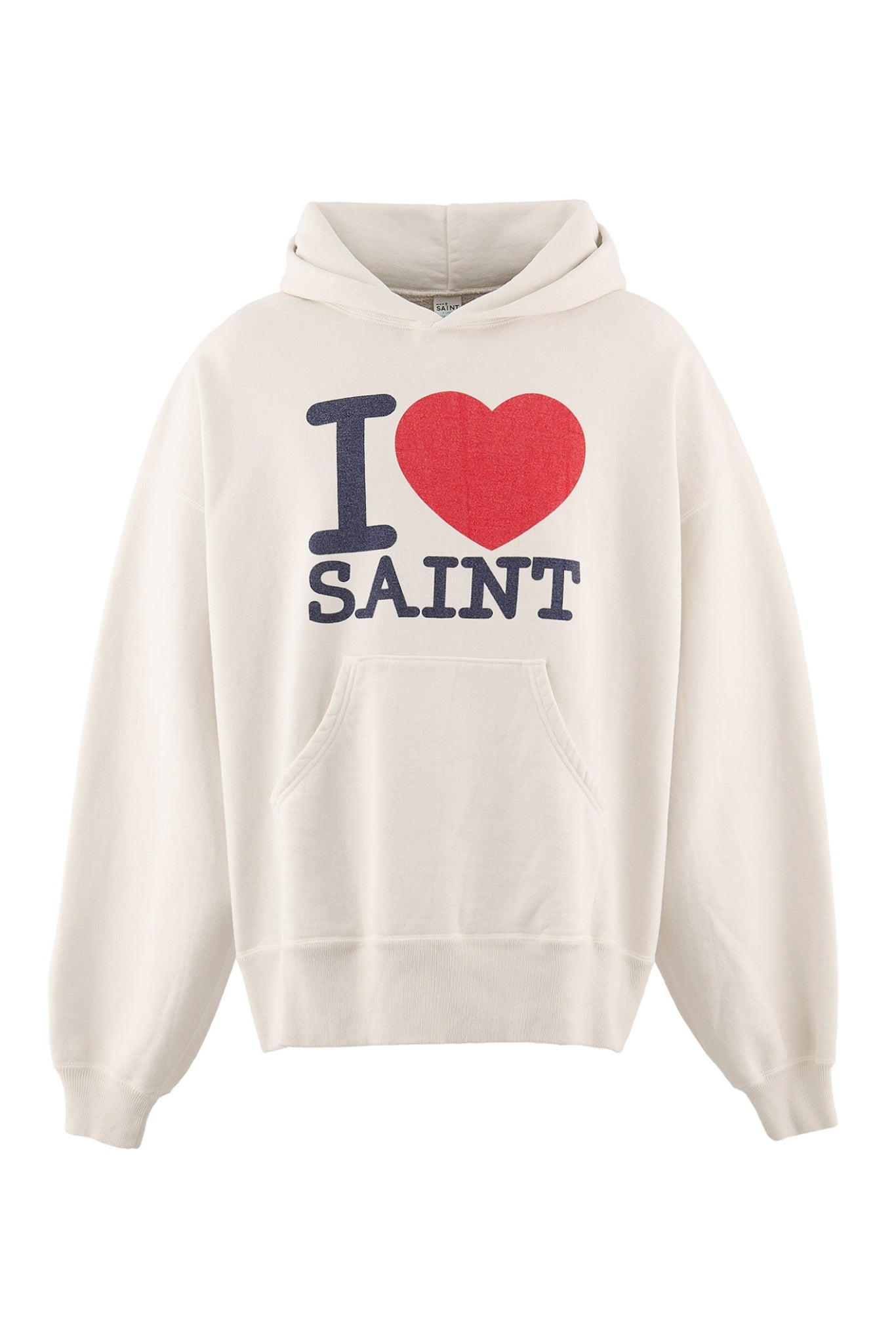 HOODIE/I LOVE SAINT / WHT