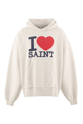 HOODIE/I LOVE SAINT / WHT