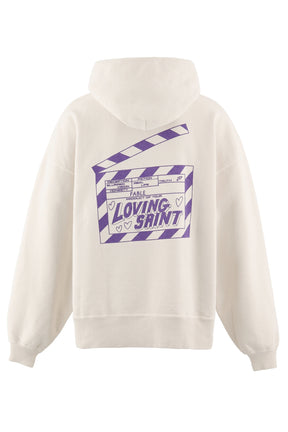 HOODIE/I LOVE SAINT / WHT