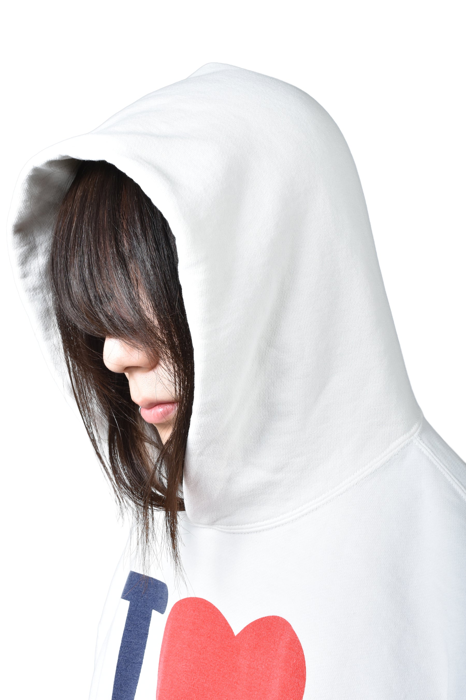 SAINT Mxxxxxx セントマイケル HOODIE/I LOVE SAINT / WHT - NUBIAN